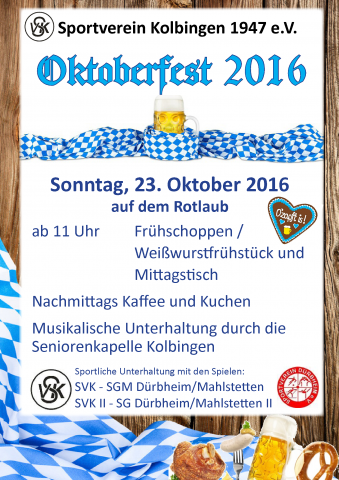 Oktoberfest 2016 Flyer